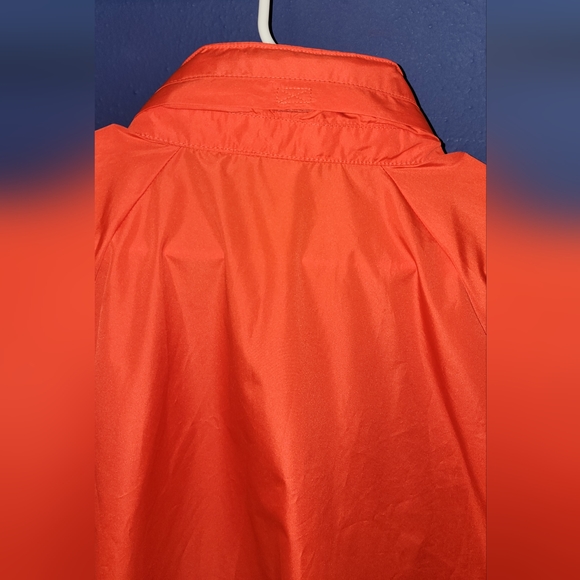Chaps Orange wind breaker w/ hidden hood XXL - Picture 2 of 10
